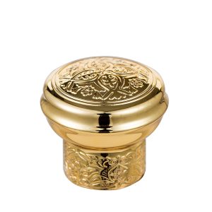 2024 ABS Design Customized perfume bottle caps luxury gold perfume lids with ABS Material cap