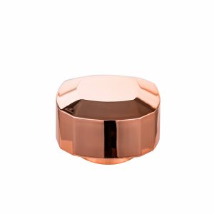 Customizable 15mm ABS Plastic Push Cap round 17.2mm with Screw Top for Perfume Bottles Boxed Packaging