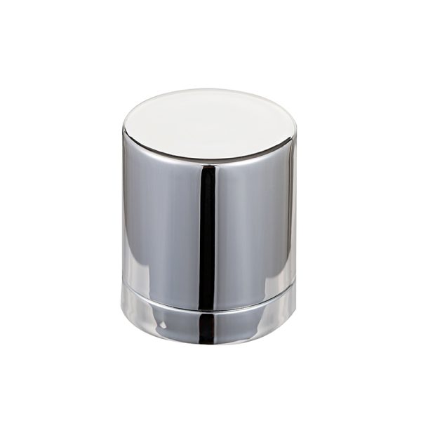 Customized Luxury 15mm ABS Plastic Cylindrical Perfume Bottle Cap with Magnet & Screw Simple Fashion with Weight Addition