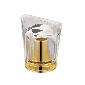 Luxury Royal Crown With Perfume Cover Manufacturer Zinc Alloy Perfume Cap