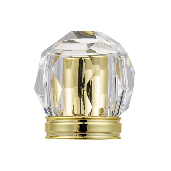 Plastic Acrylic Cosmetic Bottle Cap Cover Clear Transparent Perfume Bottle Lid - Image 2