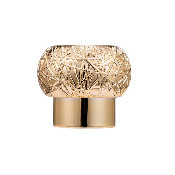 high quality golden Irregular veins crown perfume bottle cap - Image 4