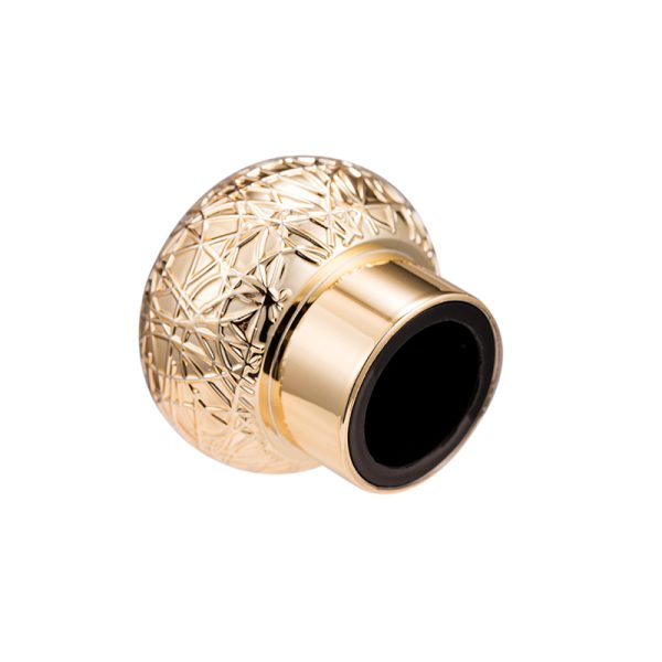 high quality golden Irregular veins crown perfume bottle cap - Image 2
