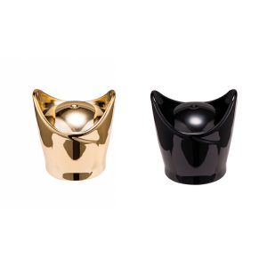 Perfume bottle cover manufacturer wholesale magnetic metal perfume bottle crown shaped cap luxury