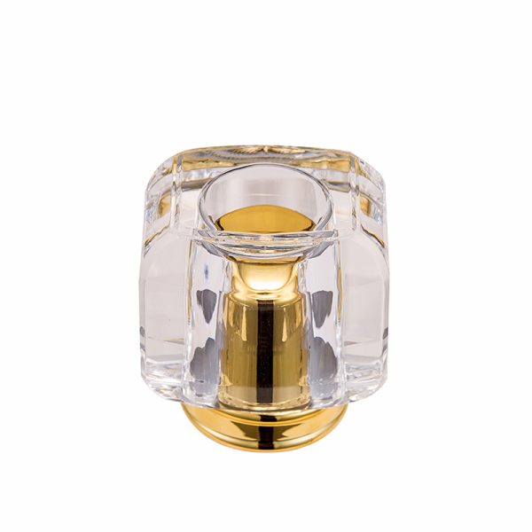 Parfum bottle cap shiny gold luxury rectangle perfume cap closures luxury bottle caps perfume packaging - Image 3