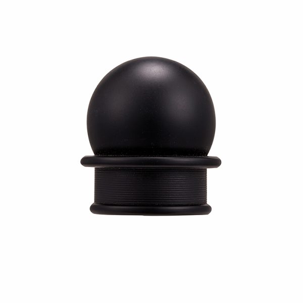 new arrival black taller hat shape round non zamak alloy ABS plastic cap for famous perfume - Image 4