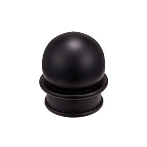 new arrival black taller hat shape round non zamak alloy ABS plastic cap for famous perfume