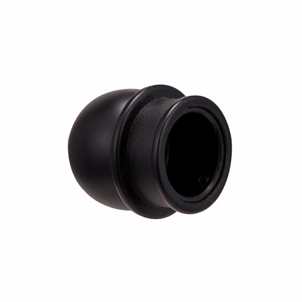 new arrival black taller hat shape round non zamak alloy ABS plastic cap for famous perfume - Image 2
