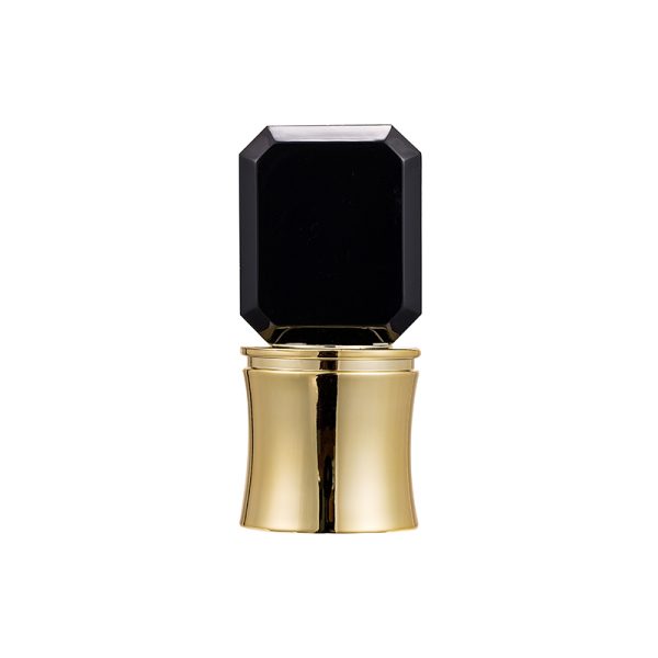 Exquisite Black Acrylic Perfume Bottle Cap with Complex Design Perfume Bottle Cap Packaging - Image 4