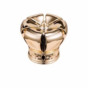 Hot Sale Custom Parfum Metal Caps Zinc Alloy Zamac Square Electroplated Silver Perfume Bottle Cap With Plastic Inner Plug