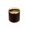 High Quality 20mm Neck Black ABS PP Plastic Material Perfume Lids For Glass Perfume Bottle