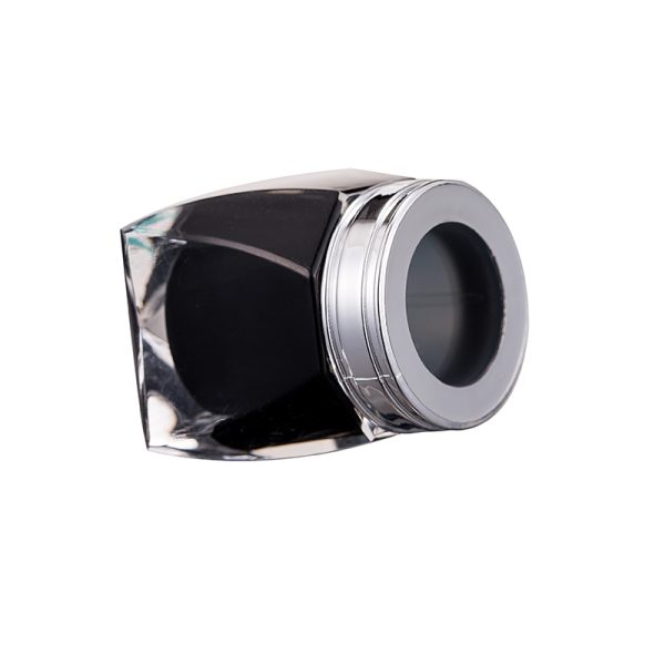 Exquisite Black Acrylic Perfume Bottle Cap with Complex Design Perfume Bottle Cap Packaging - Image 2