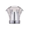 Luxury Transparent Unique Plastic PP Acrylic Perfume Bottle Cap Parfum Spray Bottles Lid Glass Cosmetic Accessories