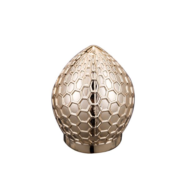OEM customized glass bottle cap new designer zamac luxury cap