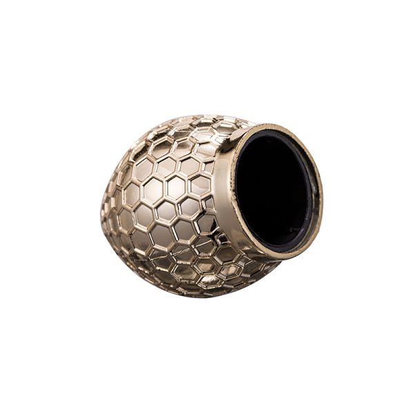 OEM customized glass bottle cap new designer zamac luxury cap - Image 2