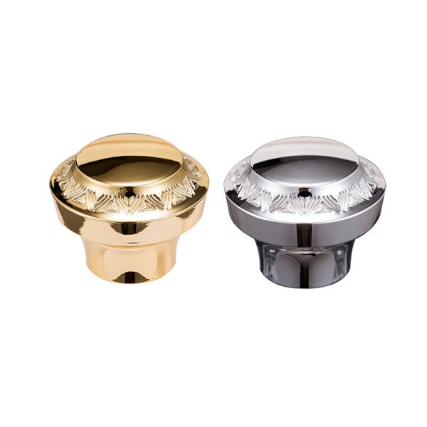 Round shape Fea15mm Plastic Cap Luxury perfume bottle cap