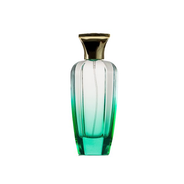 Fragrance perfume bottle glass with Plastic gold cover - Image 2