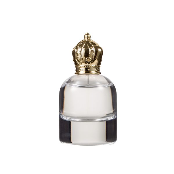 1.7oz 50ml glass perfume bottle with gold perfume top - Image 2