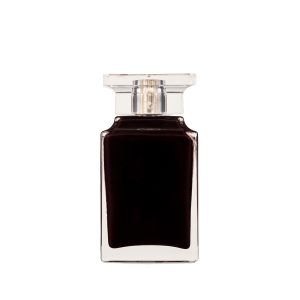 Wholesale Flat glass fragrance bottle with Crystal Surlyn Cap