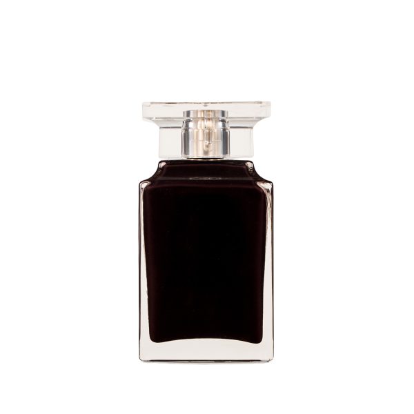 Wholesale Flat glass fragrance bottle with Crystal Surlyn Cap