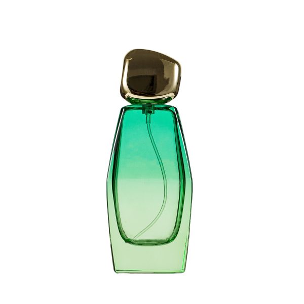 New design Glass Perfume Bottle 100ml Color and Logo Customized Cap