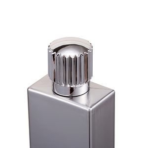 100ml black empty luxury perfume spray bottles customize logo with box packaging