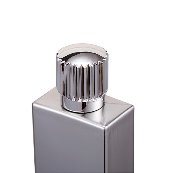 100ml black empty luxury perfume spray bottles customize logo with box packaging