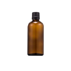 essential amber glass bottle
