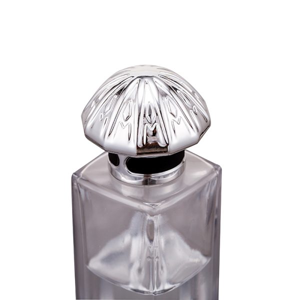 100ml rectangular clear fluted perfume glass bottle empty thick sole perfume wholesale customize perfume glass bottle - Image 2