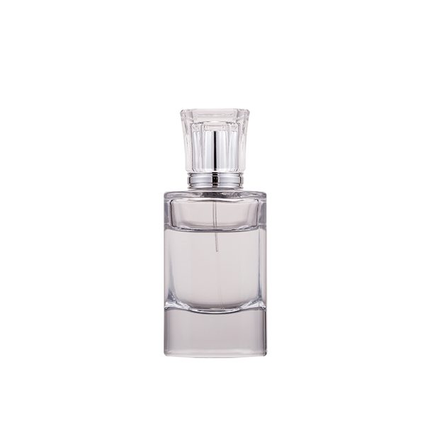 Factory produces luxury 100ml rectangular retro portable spray glass wholesale empty black perfume bottle