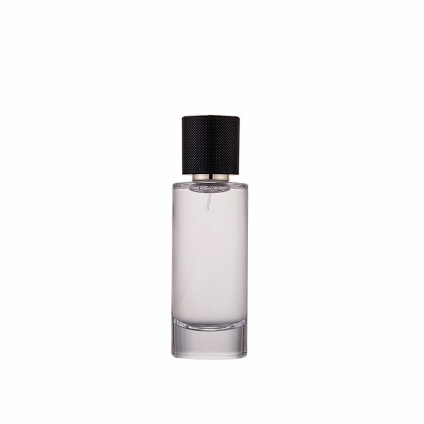 Top grade hot sell Glass Cosmetic Bottle and Jar with black plastic lid  100ml